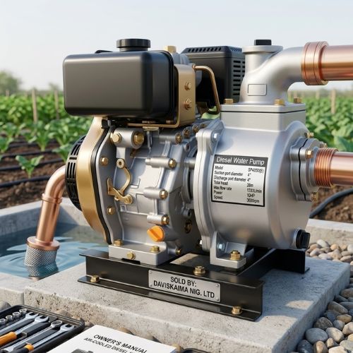 Heavy-duty 10HP diesel water pump for agricultural irrigation, sold by Neatflow Solution.